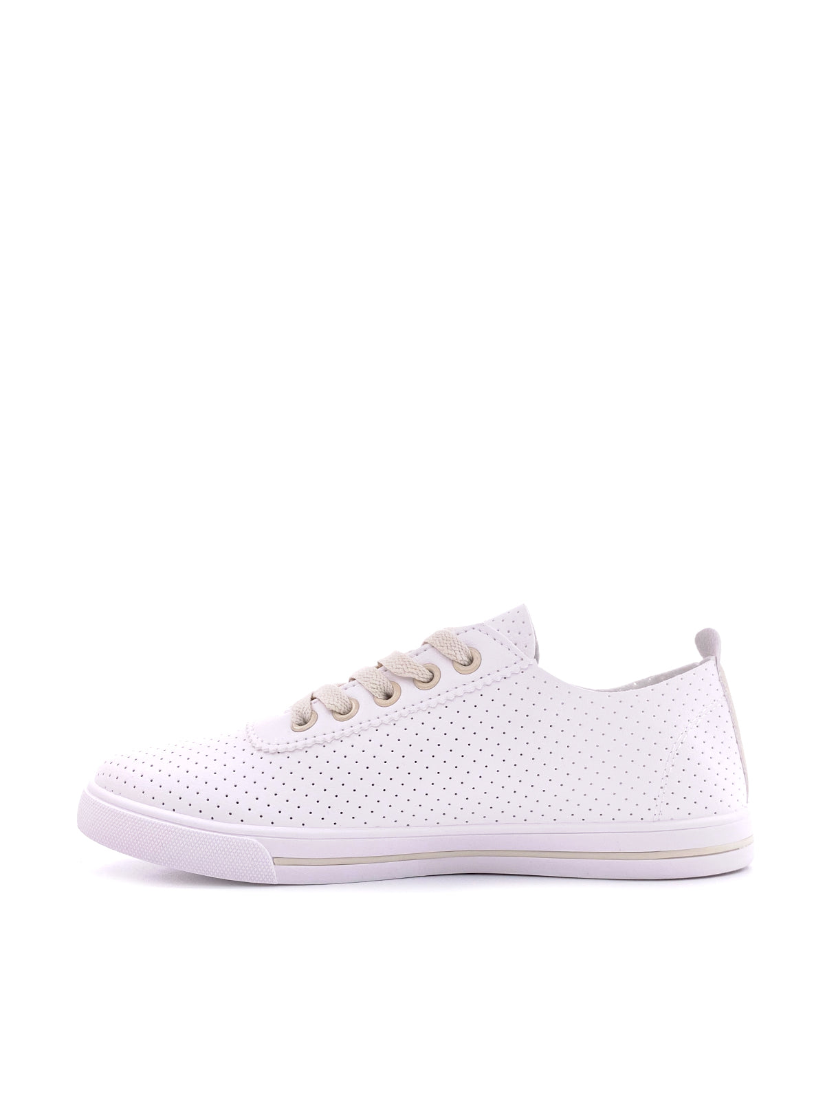 ALINA-Sneakers in ecopelle con stringhe