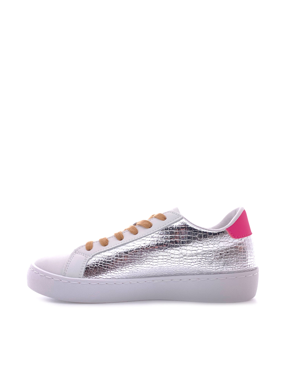 ANDY-Sneakers in ecopelle con stringhe