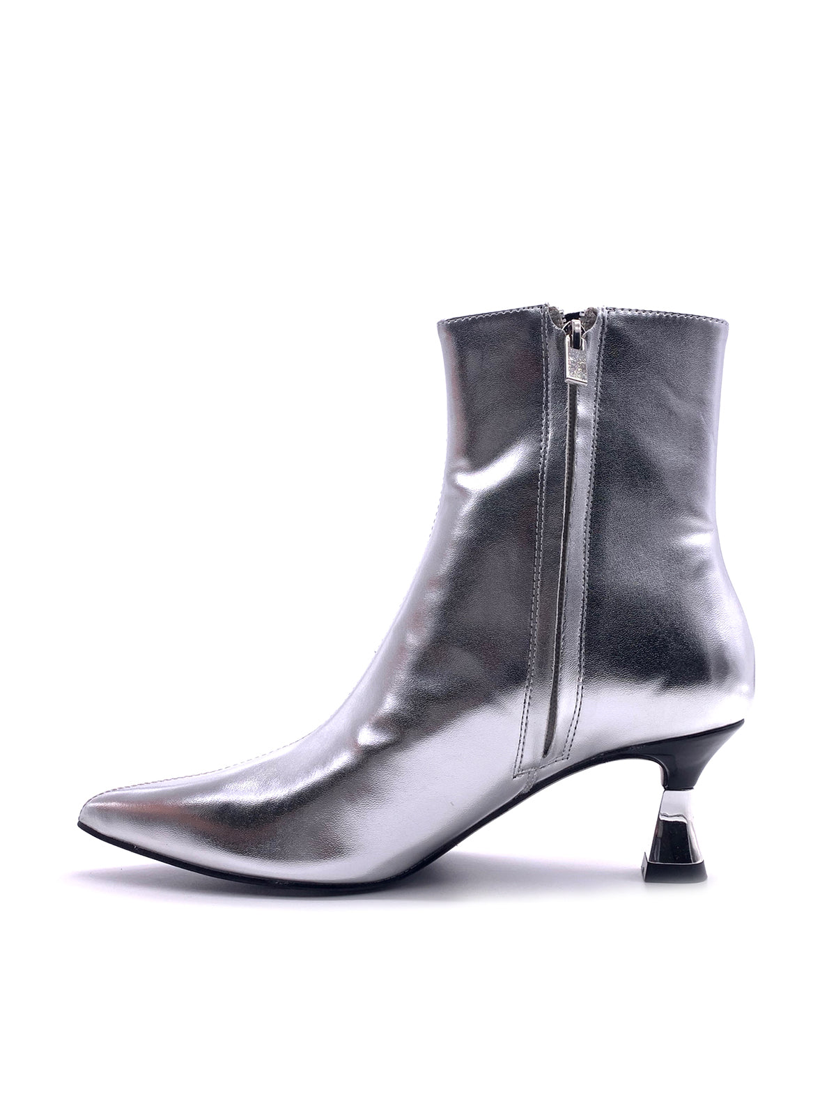 CALLIE-Tronchetti in ecopelle con tacco rocchetto