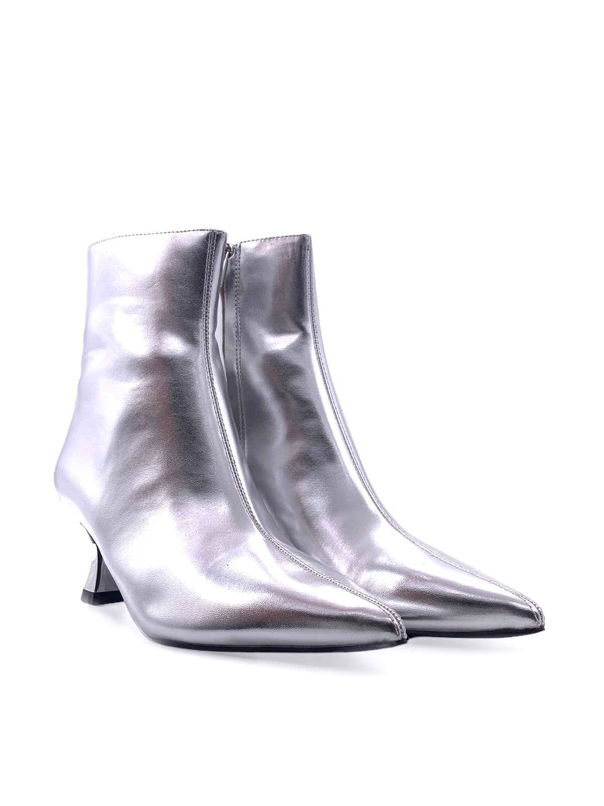 CALLIE-Tronchetti in ecopelle con tacco rocchetto