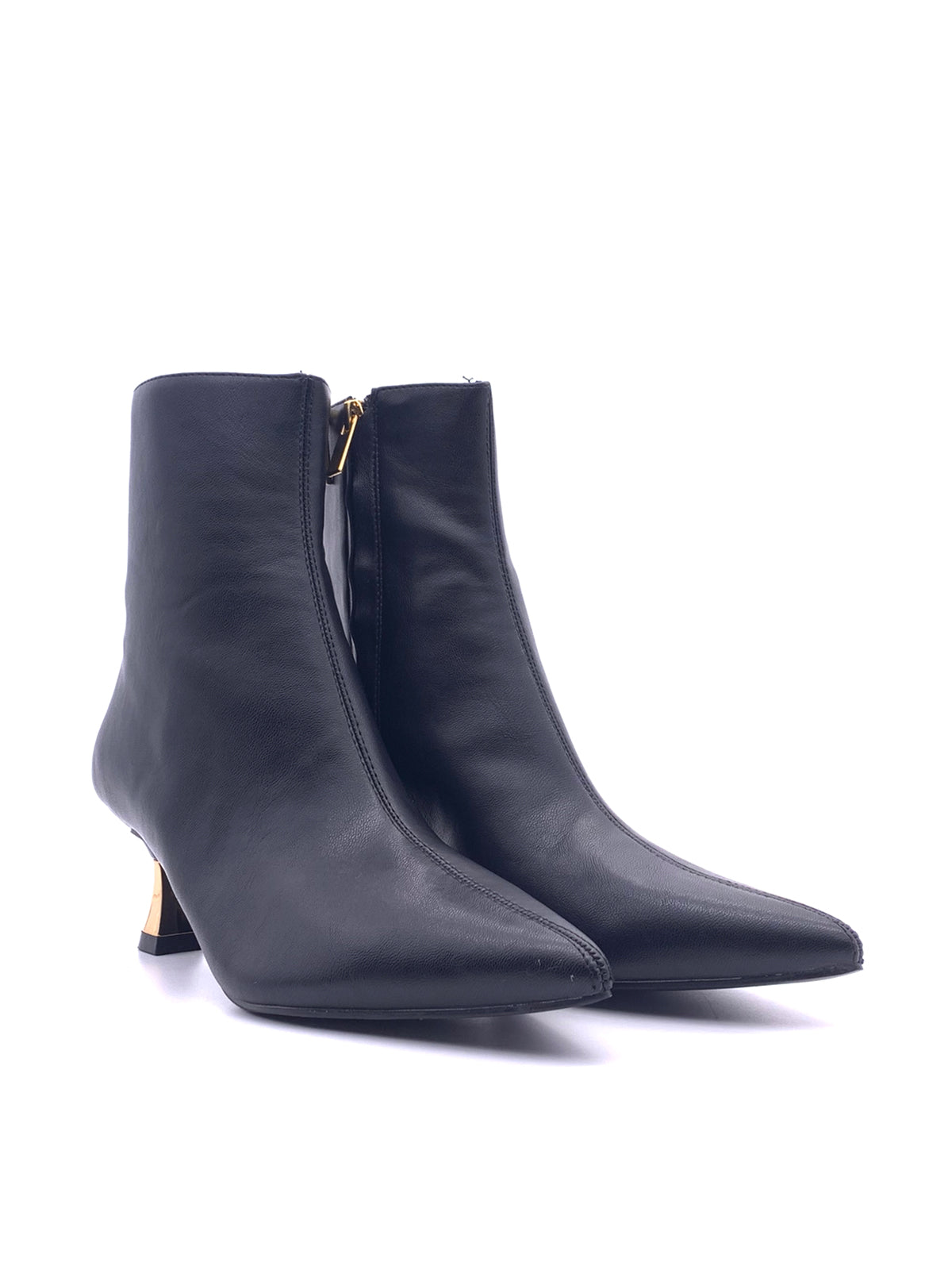 CALLIE-Tronchetti in ecopelle con tacco rocchetto