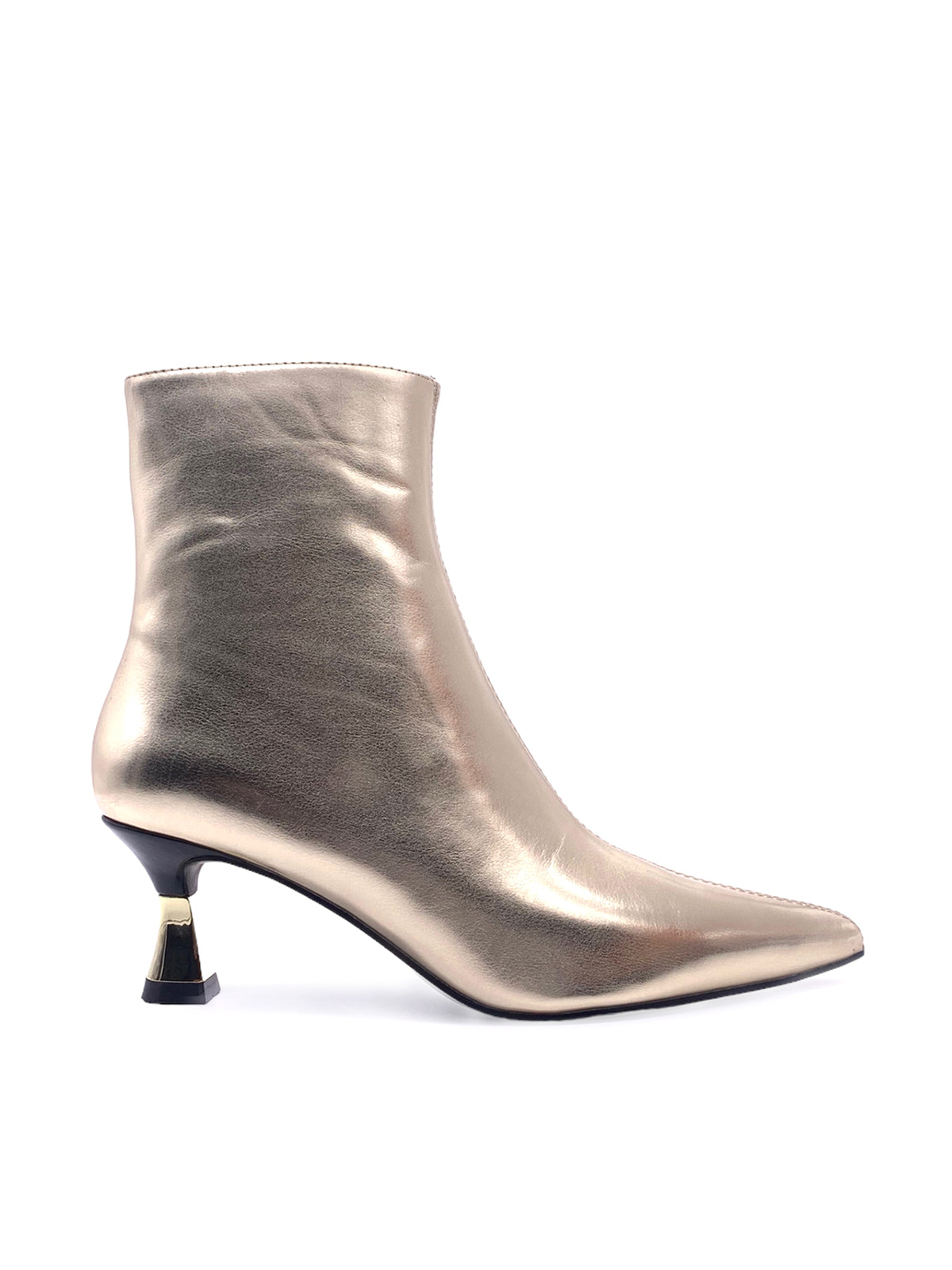 CALLIE-Tronchetti in ecopelle con tacco rocchetto