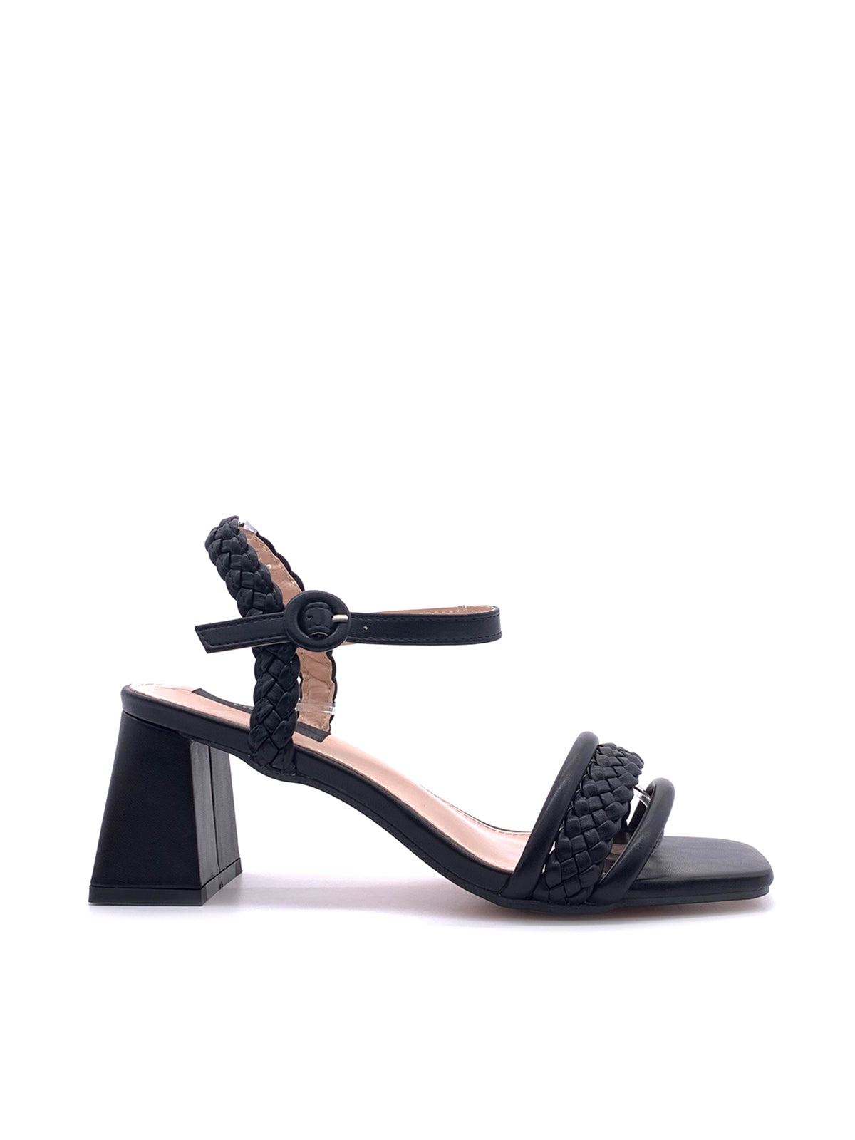 LOLIX-Sandali in ecopelle con fascette intrecciate