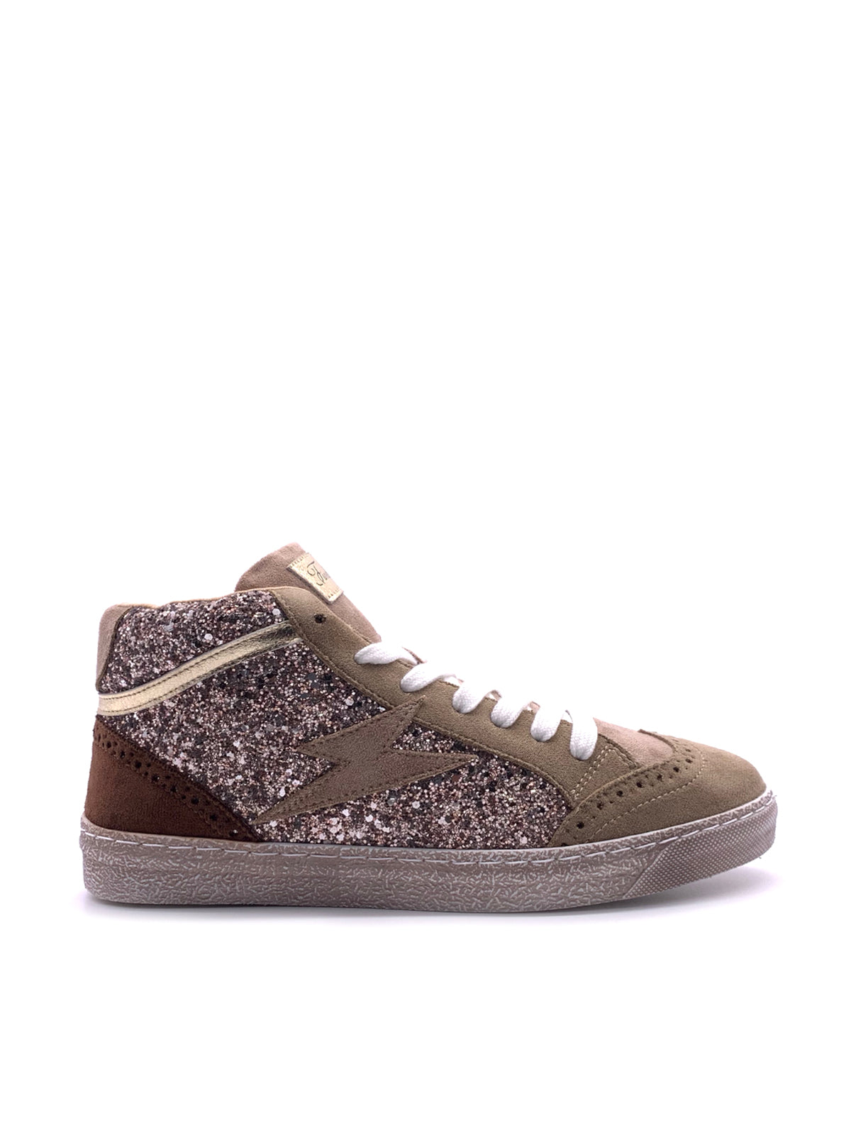 NAIKE-Sneakers in ecocamoscio con stringhe