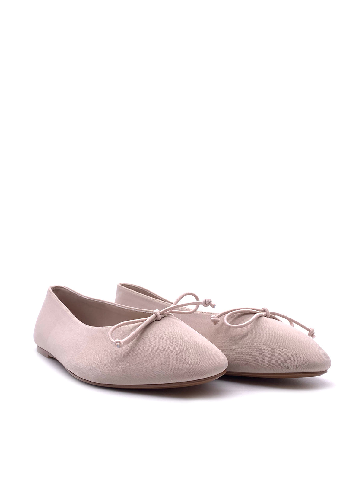 TALIA-Ballerine in lycra con fiocco