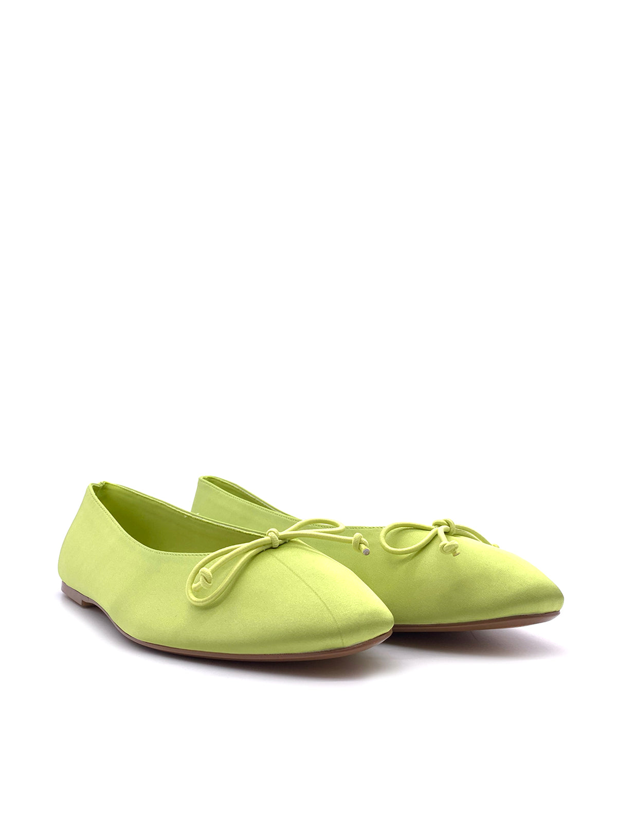 TALIA-Ballerine in lycra con fiocco