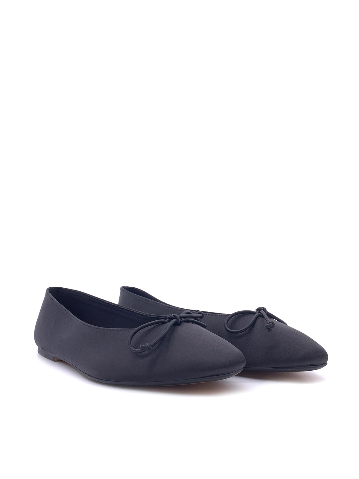 TALIA-Ballerine in lycra con fiocco