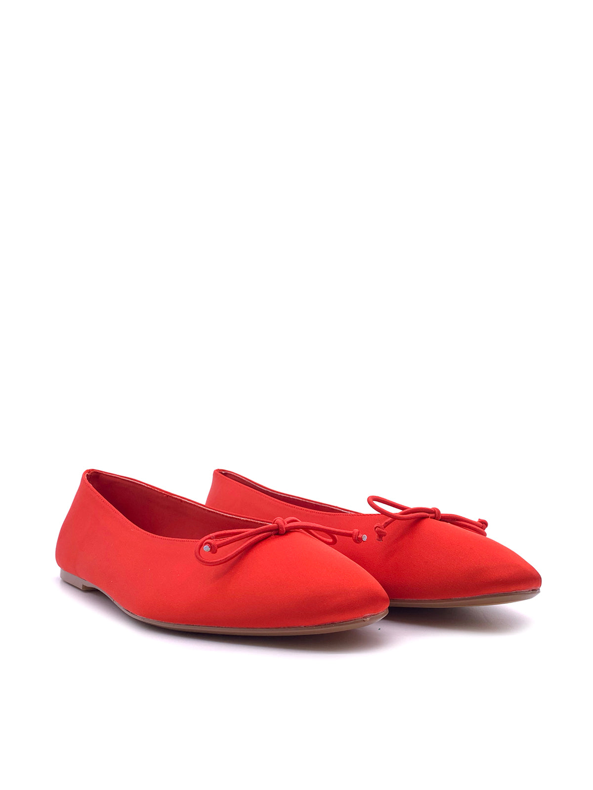 TALIA-Ballerine in lycra con fiocco